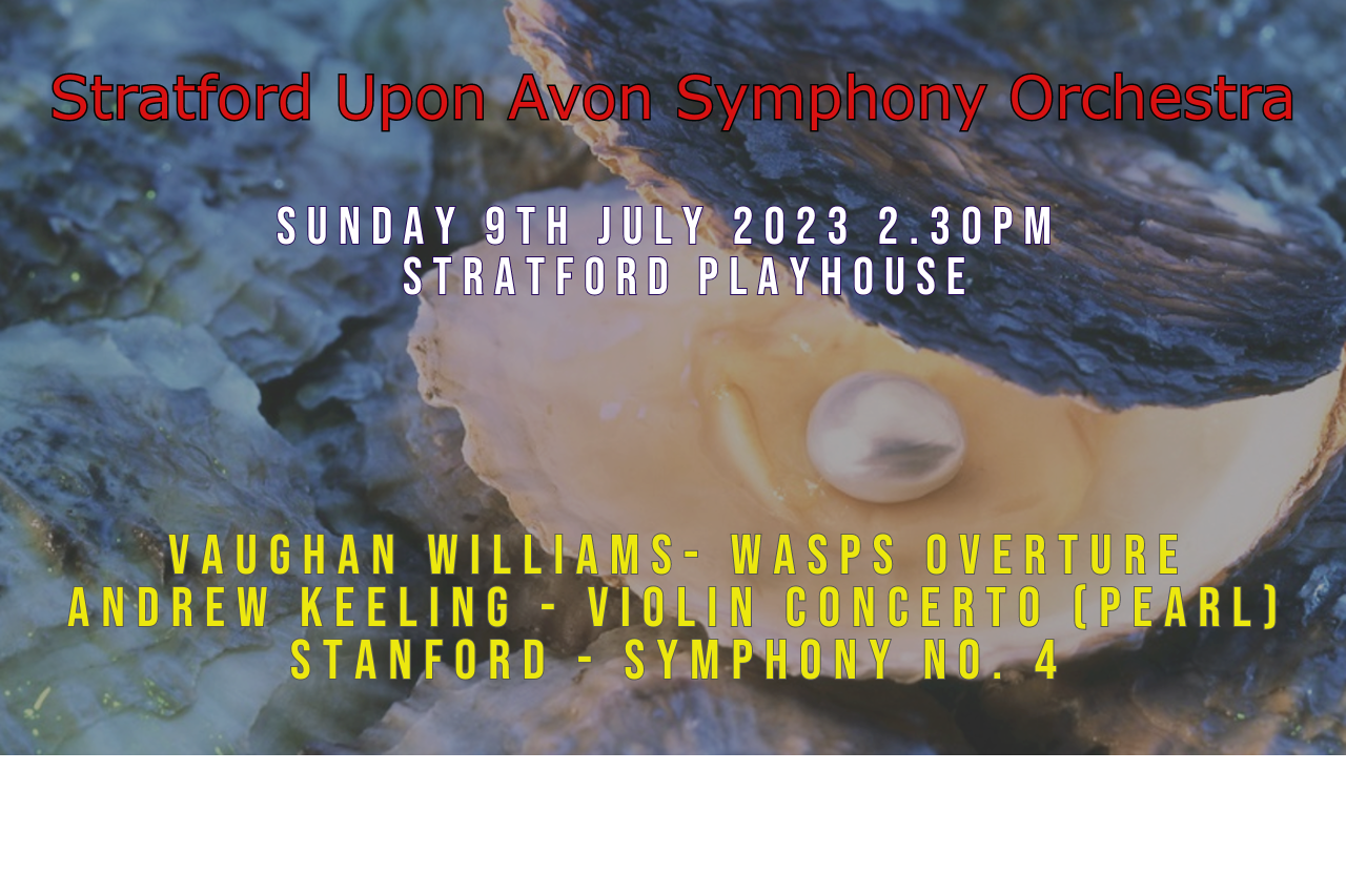 StratforduponAvon Symphony Orchestra News